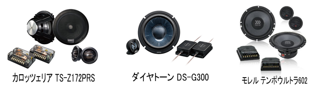 カロッチェリア TS-Z172PRS ダイヤトーン DS-G300 モレル テンポウルトラ602