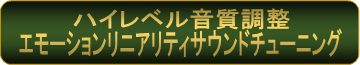 ハイレベル音質調整　エモーションリニアリアルティサウンドチューニング