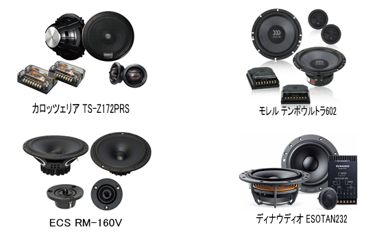 カロッツェリア TS-Z172PRS モレル TEMPO Ultra 602 ECS RM-160V ディナウディオ Esotan 232